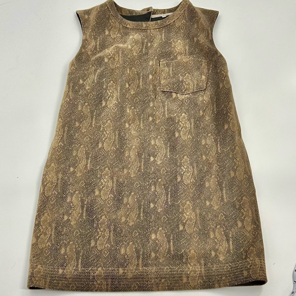 RACHEL RACHEL ROY PYTHON PRINT DRESS Small Brown and Black 90s Y2k Whimsigoth - Picture 3 of 7